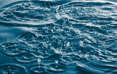 Full frame shot of rippled water