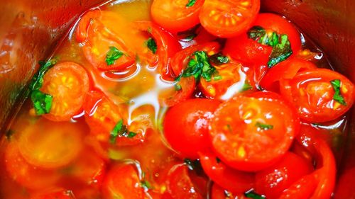 Full frame shot of tomatoes