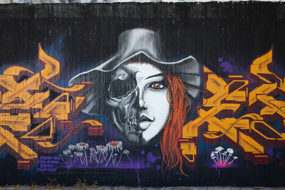 Graffiti on wall