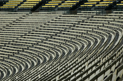 Empty stadium outdoors.