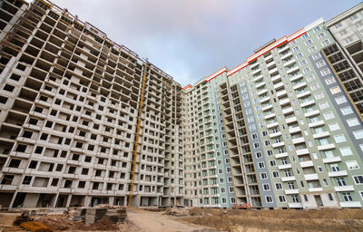 Low angle view of building against sky