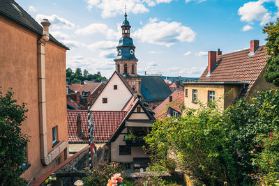 Buildings in city