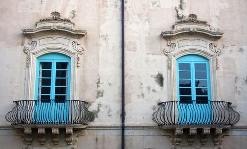 Low angle view of old building