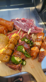 Close-up of food in plate