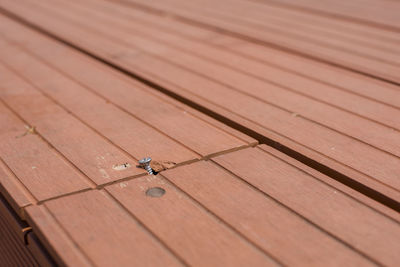 Full frame shot of wooden plank