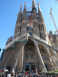 Low angle view of church