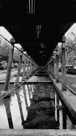 Interior of bridge