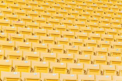 Full frame shot of yellow pattern