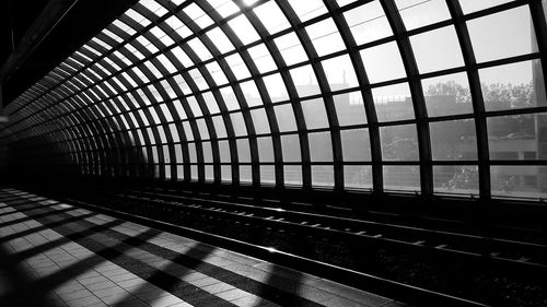Railroad station platform