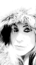 Close-up portrait of young woman