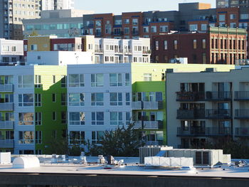 Buildings in city