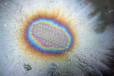 High angle view of multi colored pattern