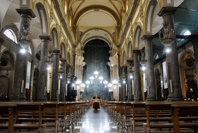 Interior of empty church