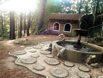 View of house in yard