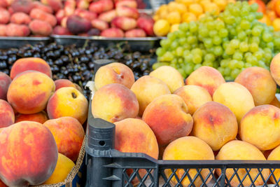 Close-up of fruits for sale at market
