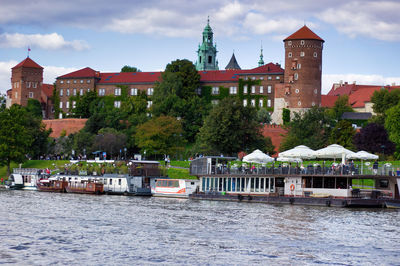 View of buildings at waterfront