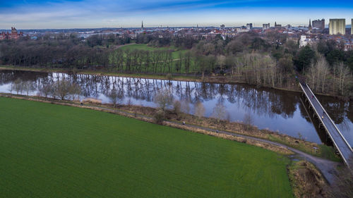Scenic view of landscape against sky