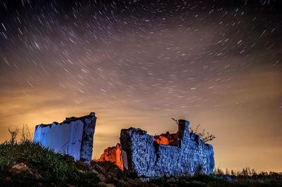 Low angle view of starry sky