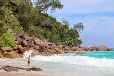 People at beach