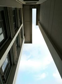 Low angle view of building against sky