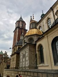 Low angle view of historic building against sky