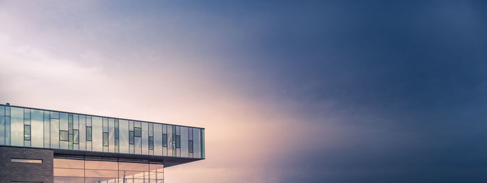 Low angle view of building against sky