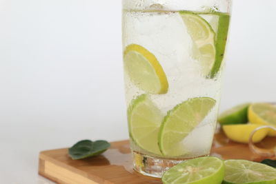 Close-up of drink on table