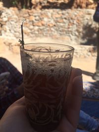 Close-up of drink on table
