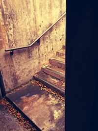 Staircase of old building