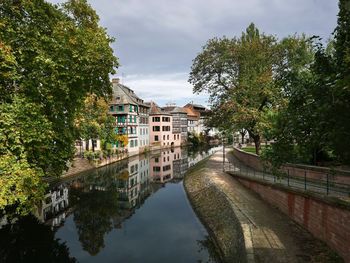 Canal  houses in strasbourg, france