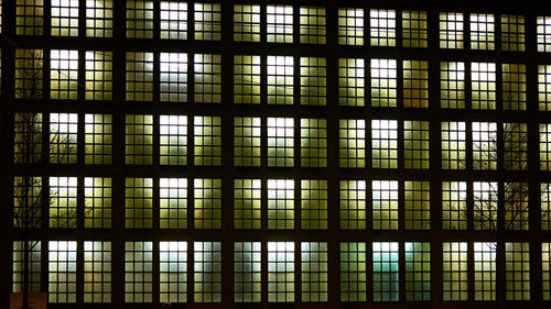 Full frame shot of windows
