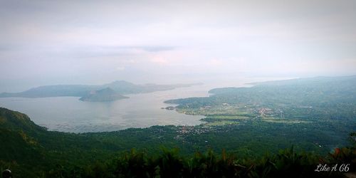Scenic view of landscape against sky
