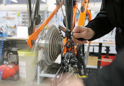 Man working in factory