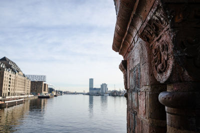 View of city at waterfront