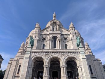 Low angle view of basilique de sacre coeur