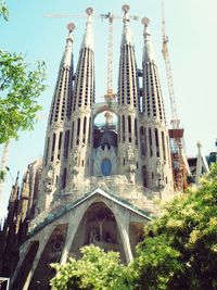 Low angle view of church