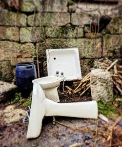 Close-up view of bathroom