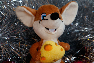 Close-up of stuffed toy