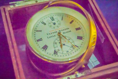 Close-up of clock