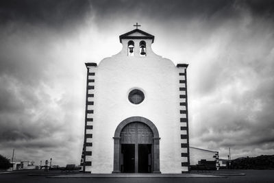 View of church against cloudy sky