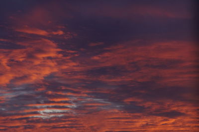 Low angle view of dramatic sky