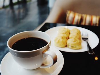 Close-up of coffee cup