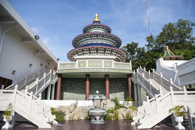 Low angle view of temple