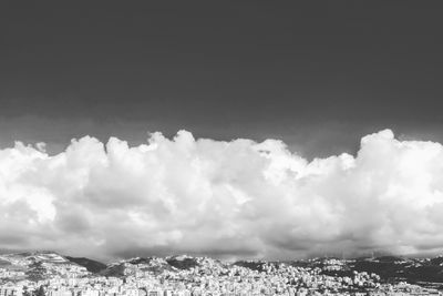 Low angle view of clouds in sky