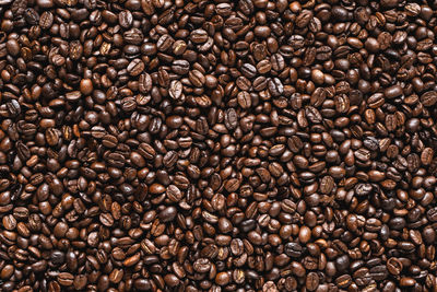 Full frame shot of coffee beans