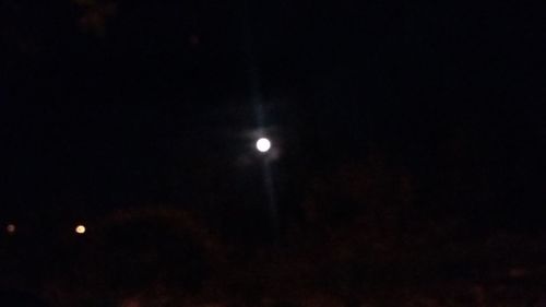 View of moon against sky at night