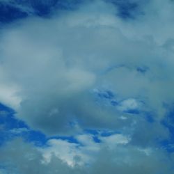 Low angle view of clouds in sky