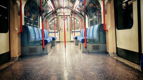 Interior of train