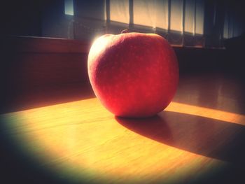 Close-up of fruit on table