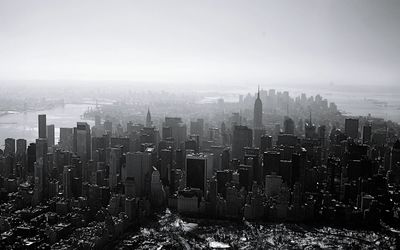 Cityscape against sky